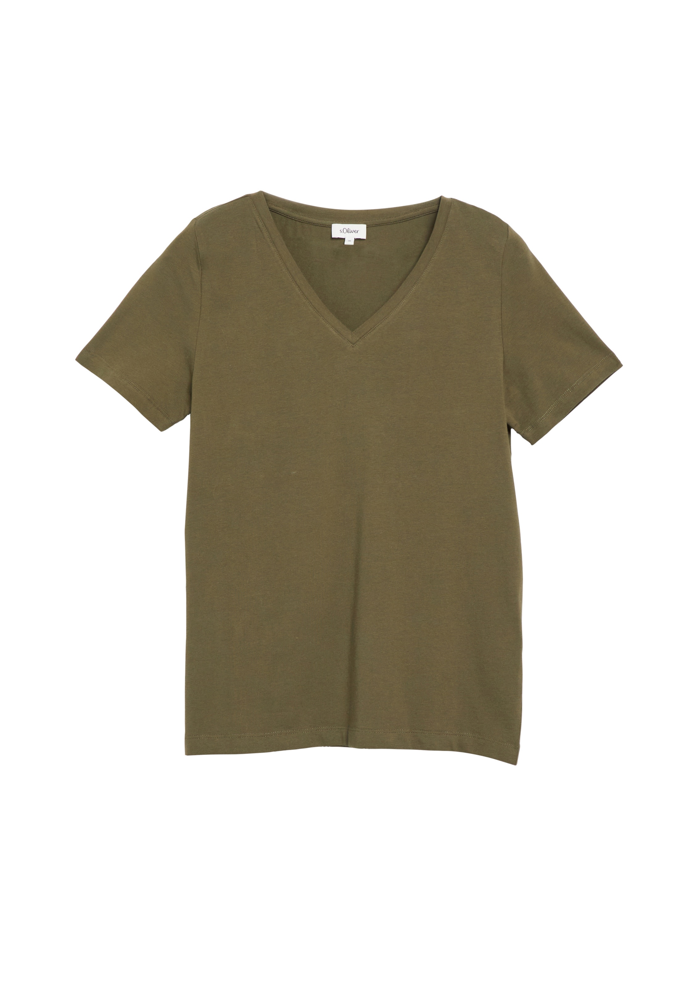 T-shirt s.Oliver en vert : devant