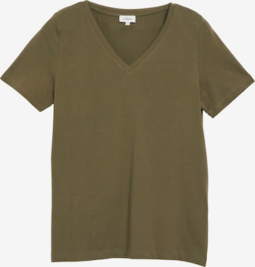 T-shirt s.Oliver en vert : devant