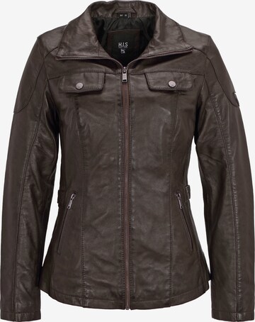 H.I.S Between-Season Jacket in Brown: front