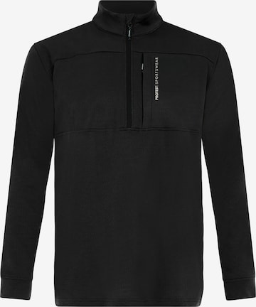 PROTEST Athletic Sweatshirt 'PRTGraphic' in Black: front