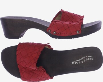 SOFTCLOX Sandalen 39 in Rot: predná strana