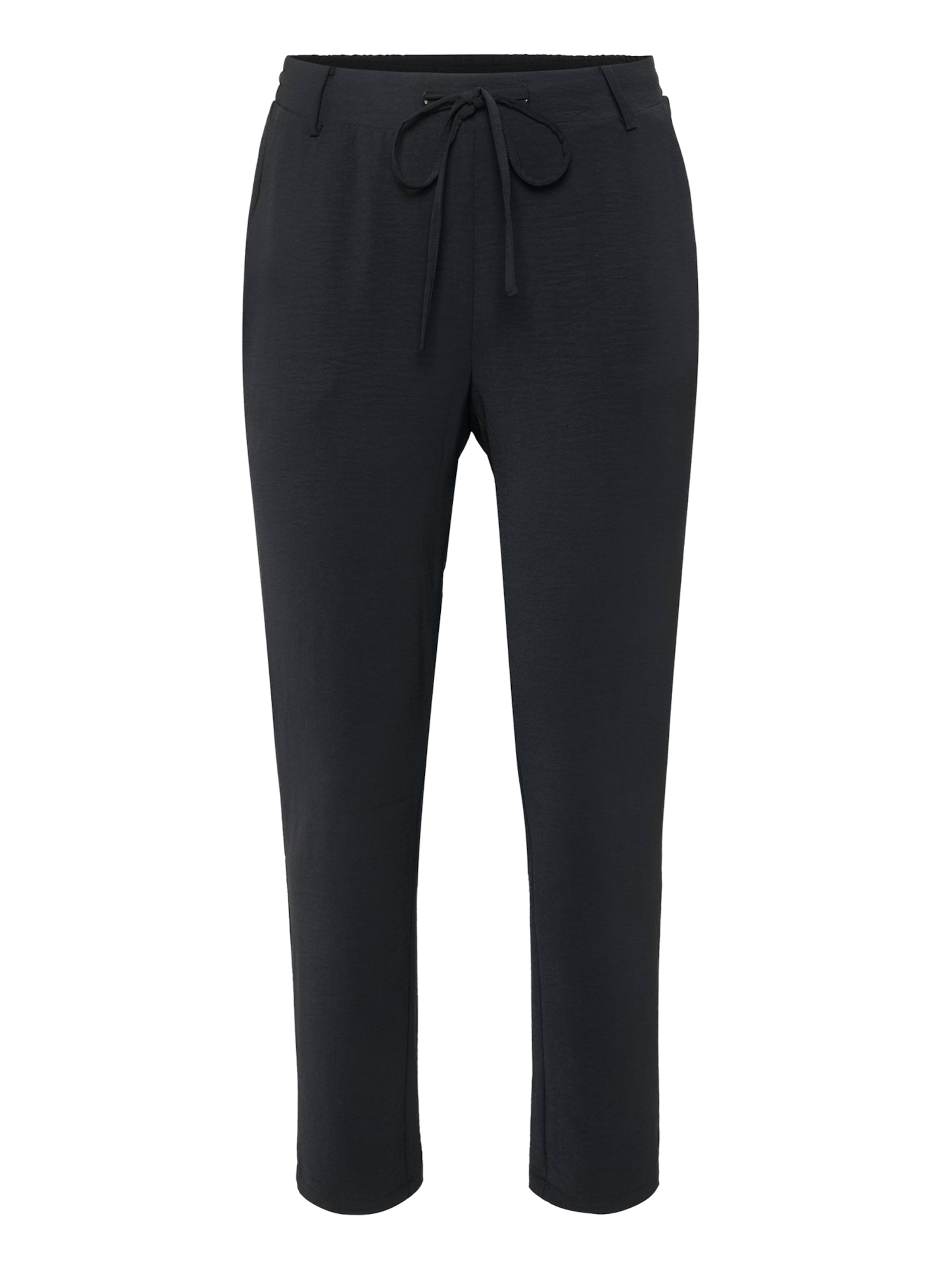 Vero Moda Curve Normalny krój Spodnie &#x27;VMCESME&#x27; w kolorze czarny: przód