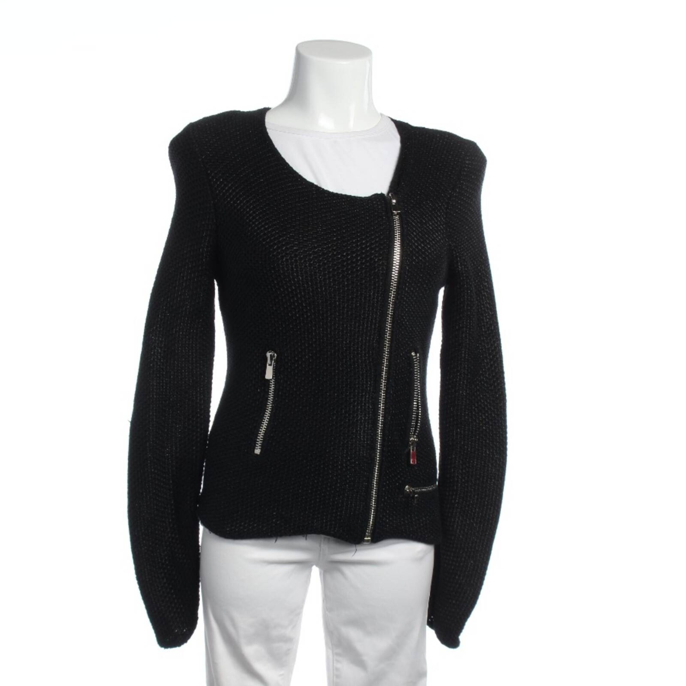 Maje Sommerjacke XS in Schwarz: Vorderseite