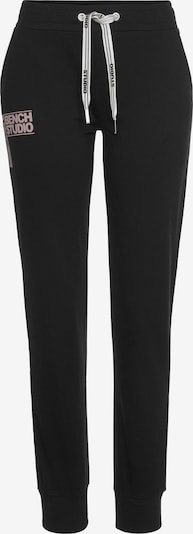 BENCH Športne hlače | mauve / črna barva, Prikaz izdelka