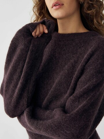 Pull-over ' Kae ' Noella en marron