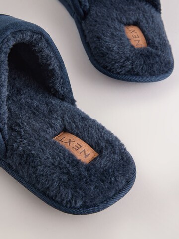 Pantoufle Next en bleu