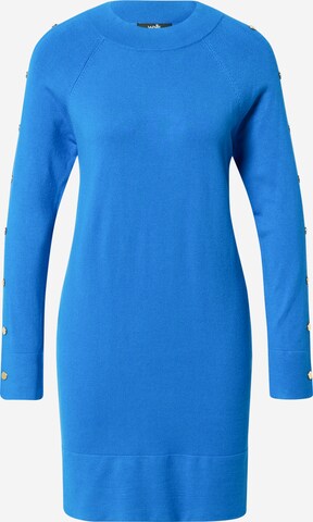 Wallis Knit dress in Blue: front