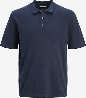 JACK & JONES Poloshirt 'JJEEmil' in Blau: Vorderseite