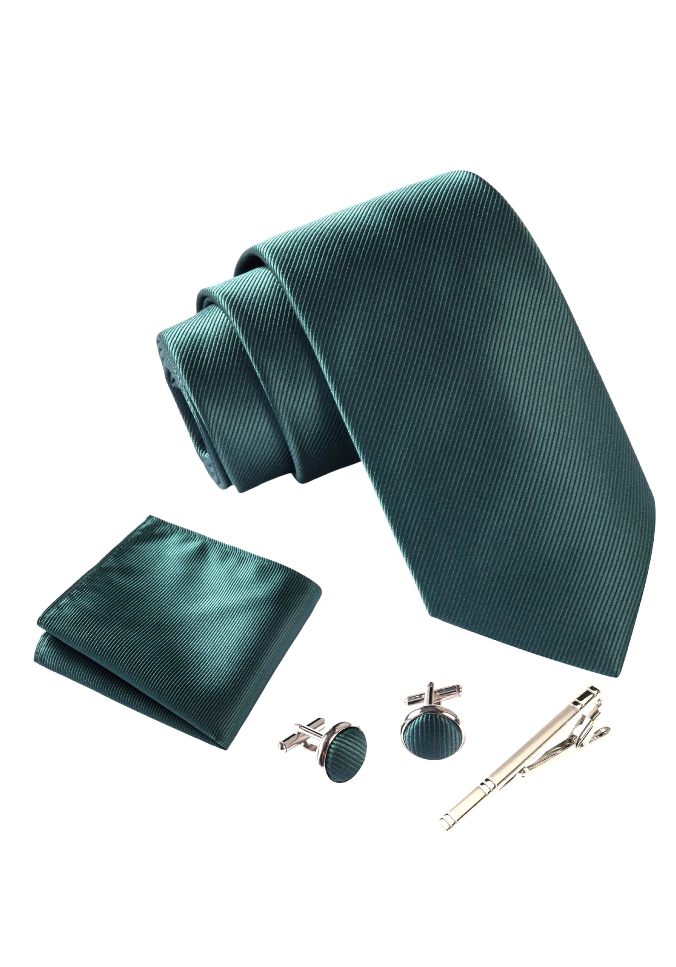 Massi Morino Krawatte in Grün: Vorderseite