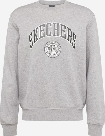 Sweat de sport SKECHERS en gris : devant