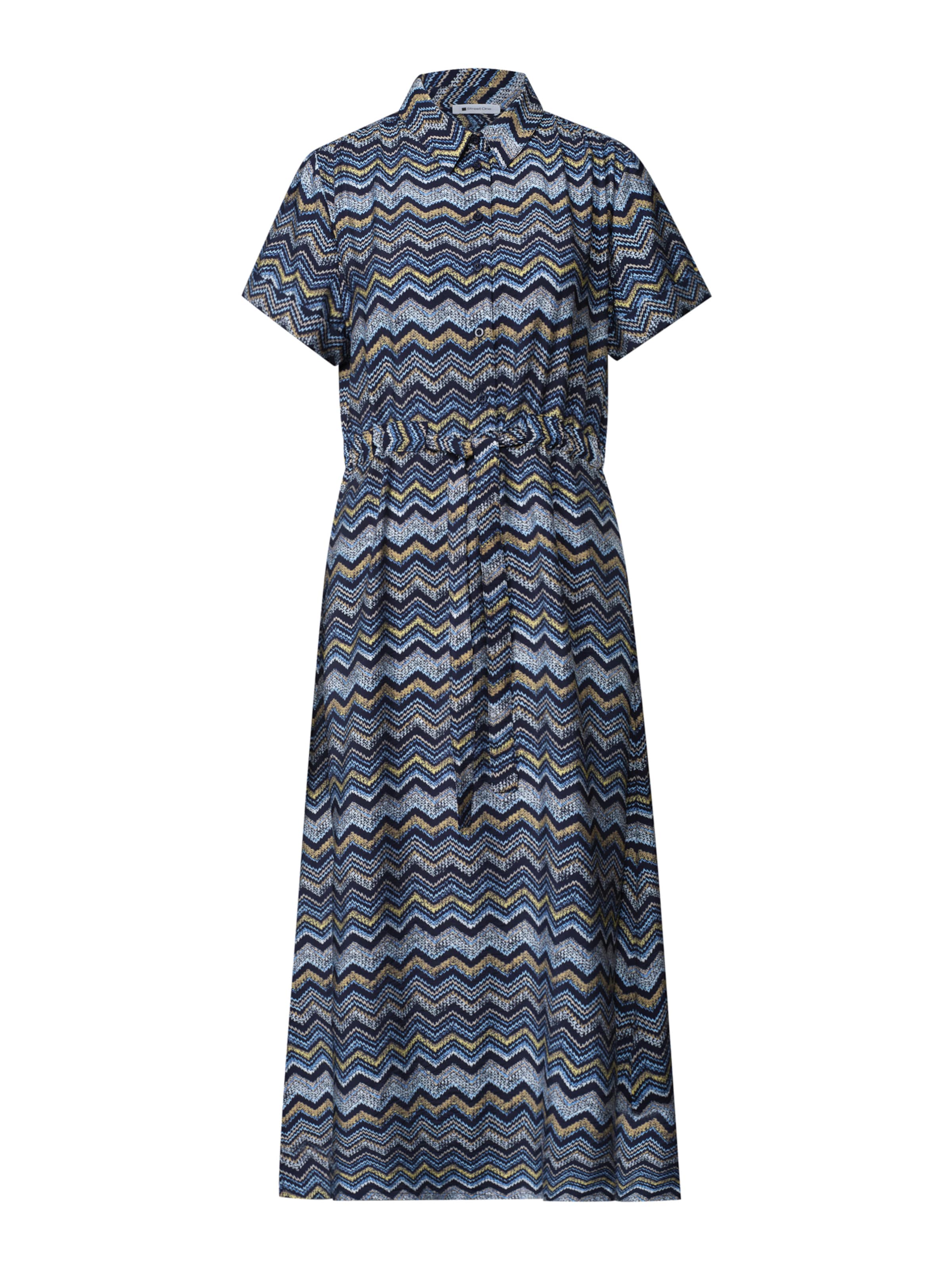 STREET ONE - Vestido camisero en azul: frente