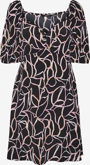 Vero Moda Petite Kleid 'Nya' in mandarine / eosin / schwarz / weiß, Produktansicht