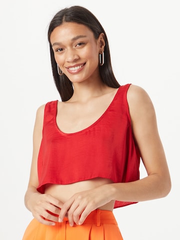 Nasty Gal Top in Rood: voorkant