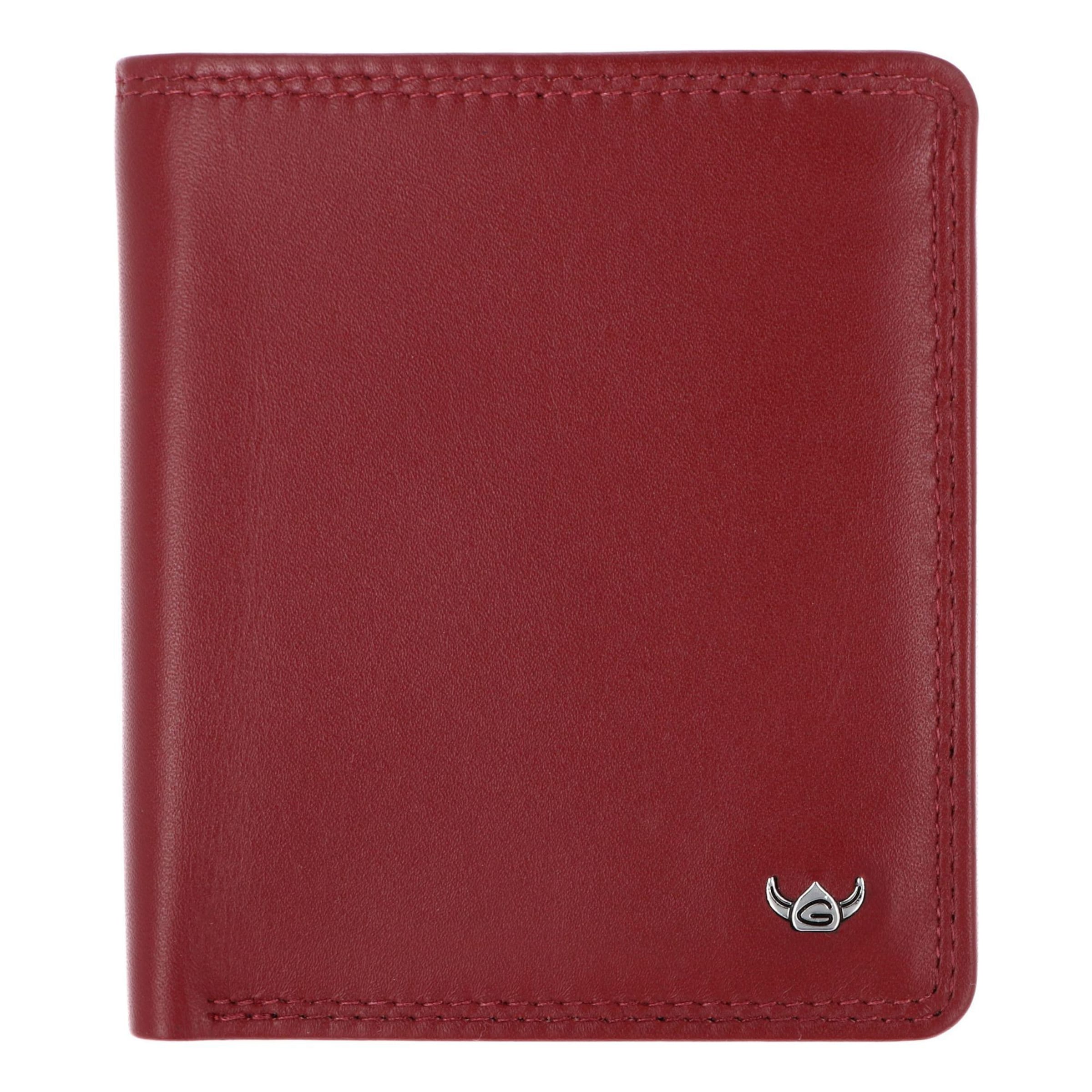 Porte-monnaies 'Polo' GOLDEN HEAD en rouge : devant
