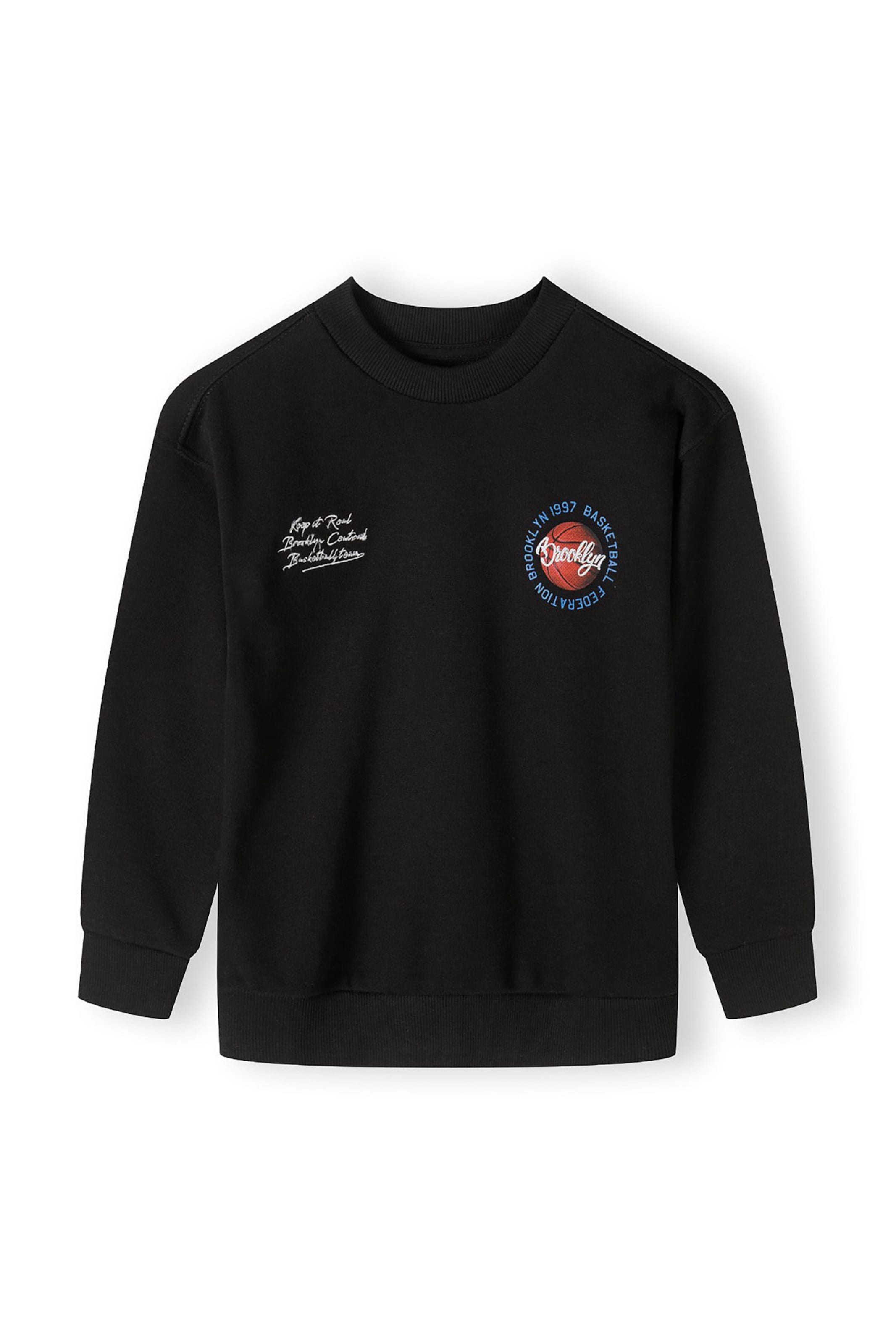 MINOTI Sweatshirt in Zwart: voorkant