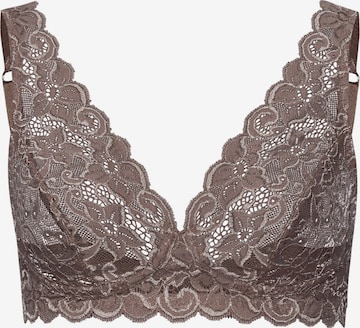 Hanro BH 'Moments' in Grau: Vorderseite