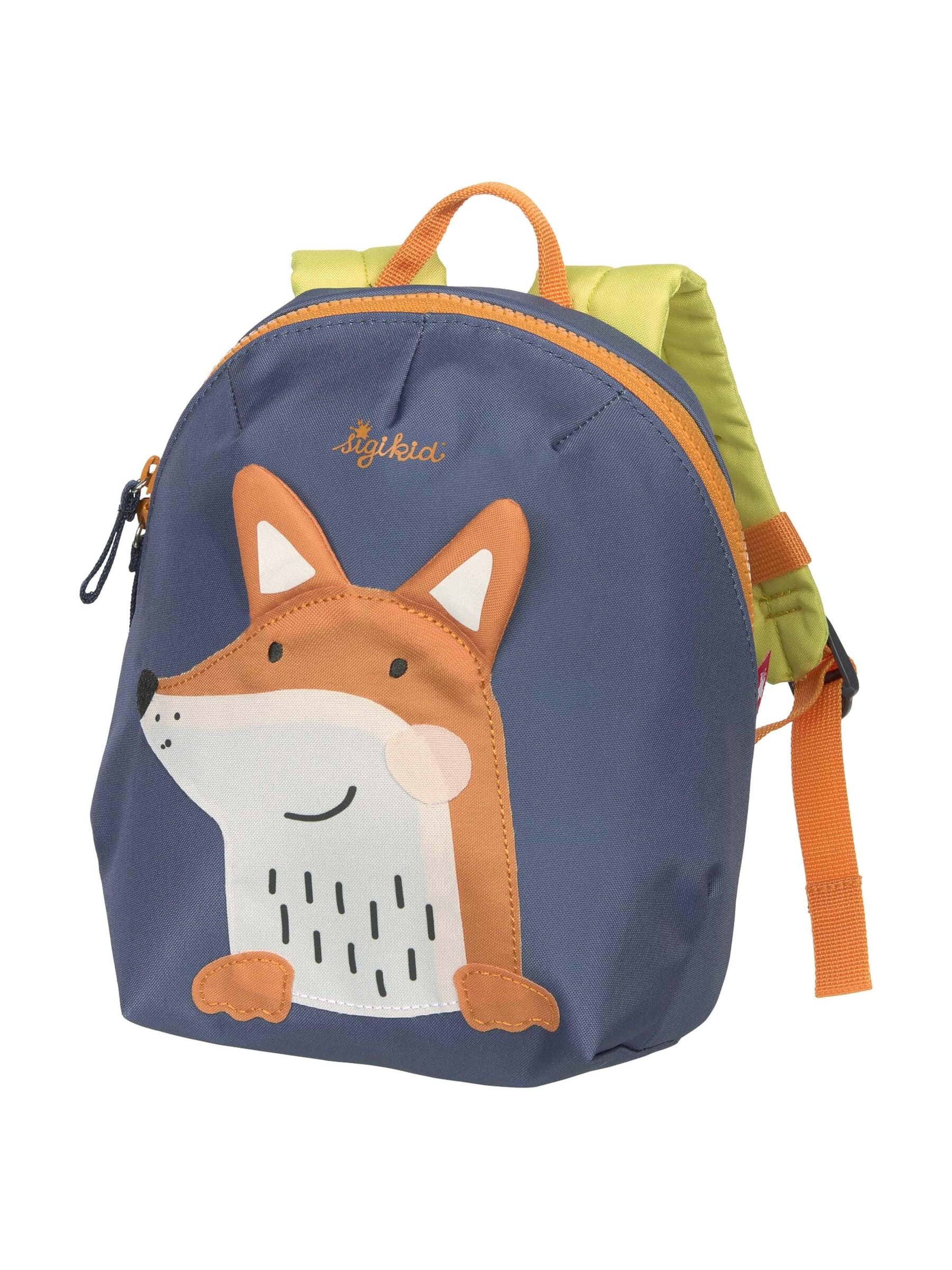 SIGIKID Backpack 'Minirucksack mit Tiermotiv' in Blue: front