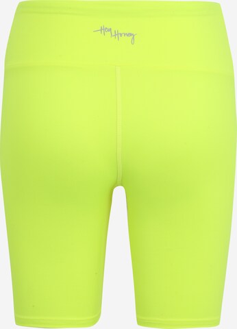 Skinny Pantaloni sportivi di Hey Honey in giallo