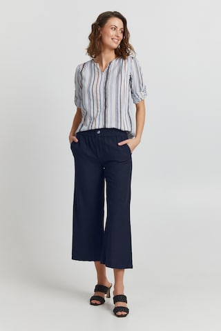 Fransa Wide leg Chino Pants 'FRFAMADDIE' in Blue