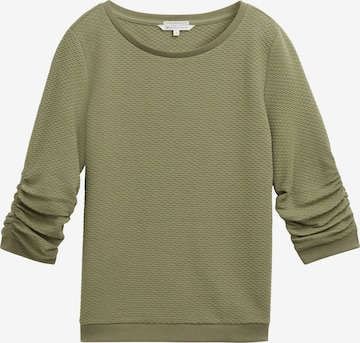 TOM TAILOR DENIM Dressipluus, värv roheline: eest vaates