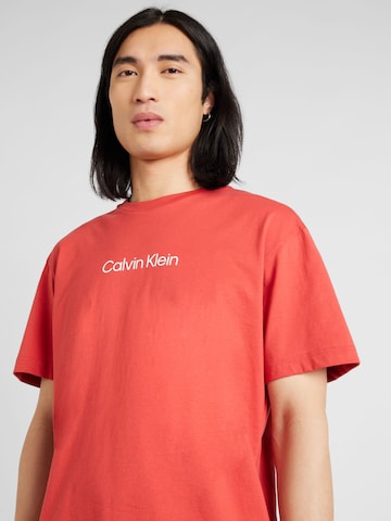 T-Shirt 'HERO' Calvin Klein en rouge