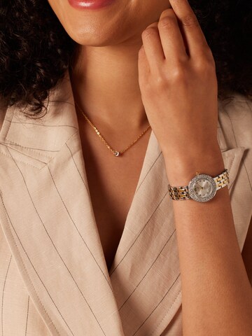 Lucardi Jewelry Set 'Design' in Gold: front