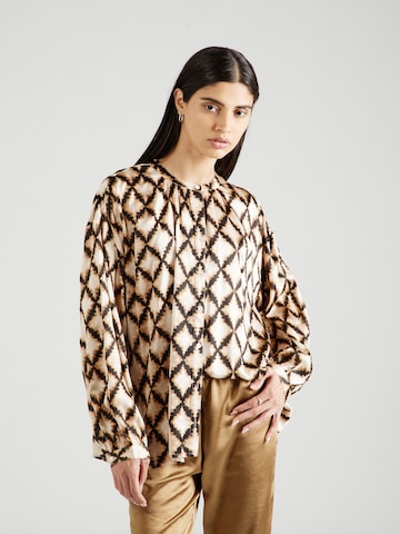 Summum Blouse in Bruin: voorkant