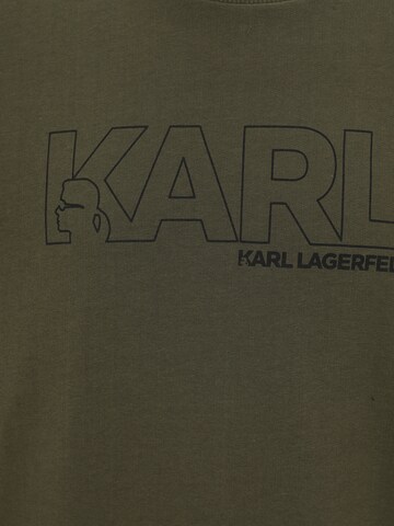 Sweat-shirt Karl Lagerfeld en vert