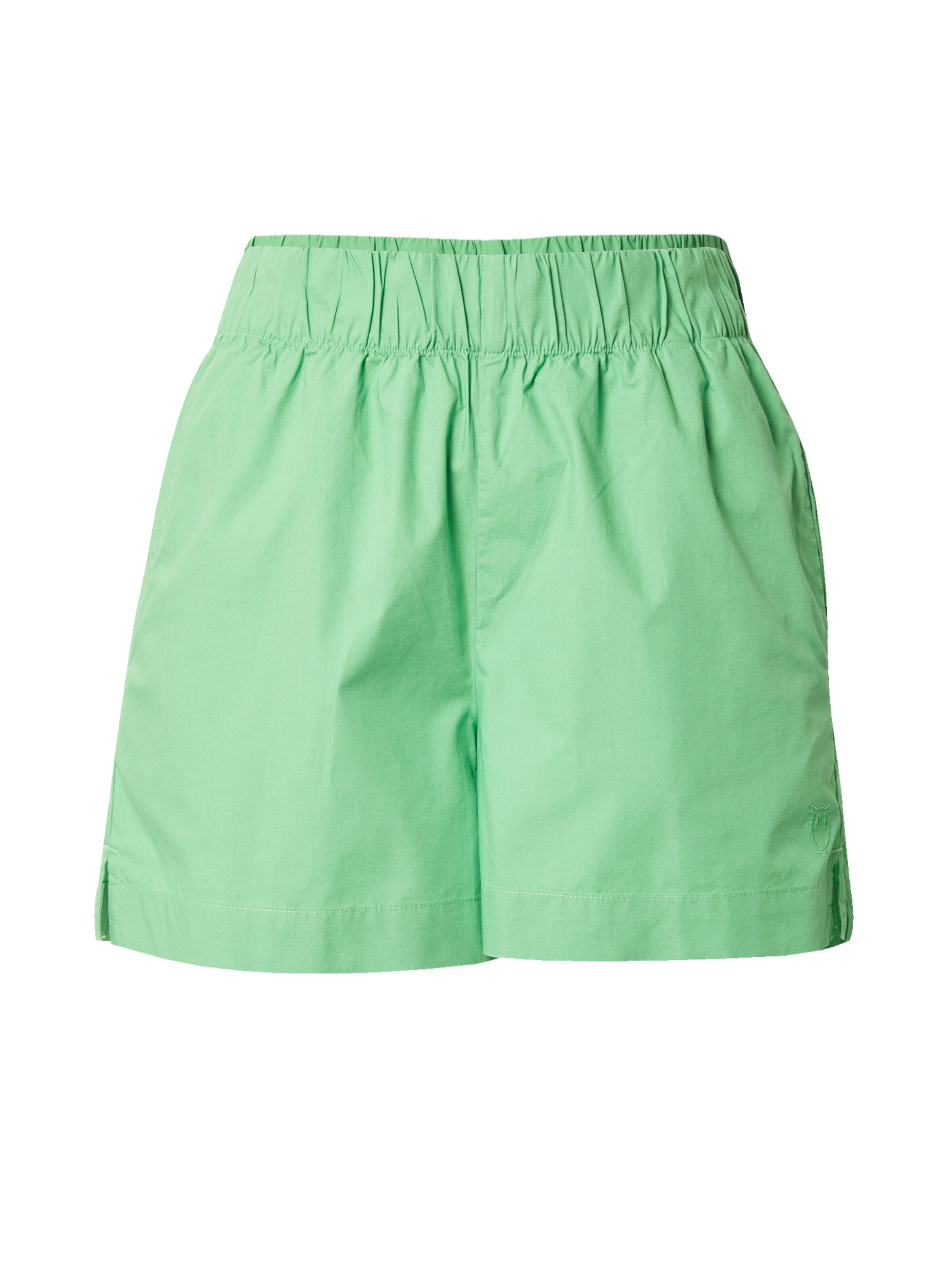 KnowledgeCotton Apparel tavaline Püksid, värv roheline: eest vaates