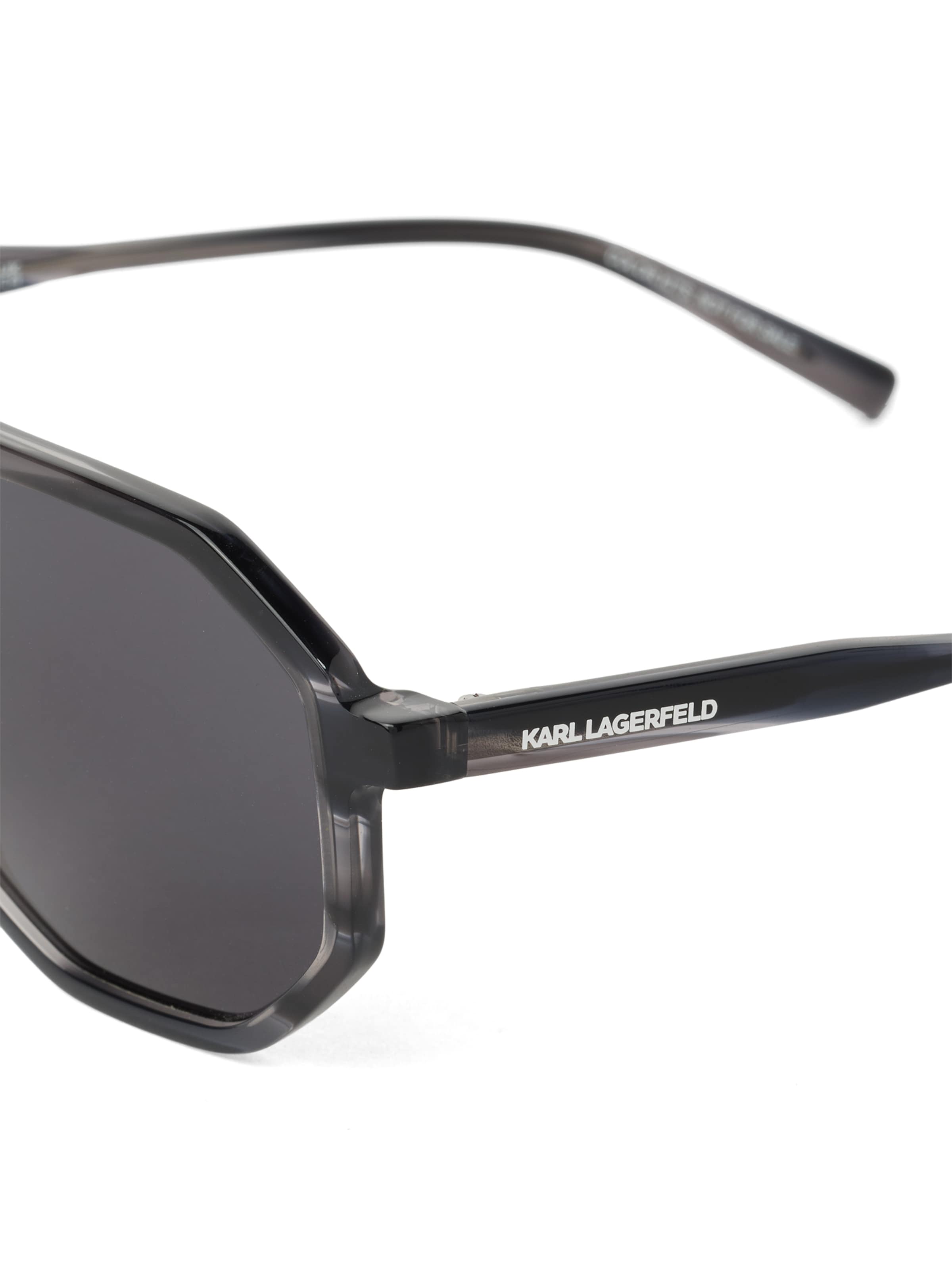 juoda Karl Lagerfeld Akiniai nuo saulės ' ELONGATED LOGO '