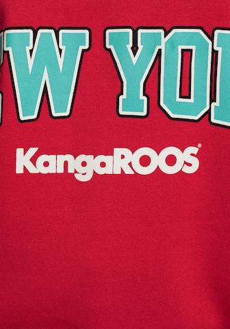 KangaROOS Sweatshirt in Red