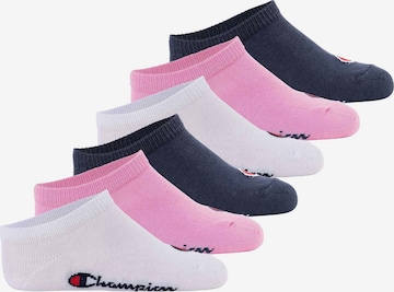 Champion Authentic Athletic Apparel Socks in Blue: front