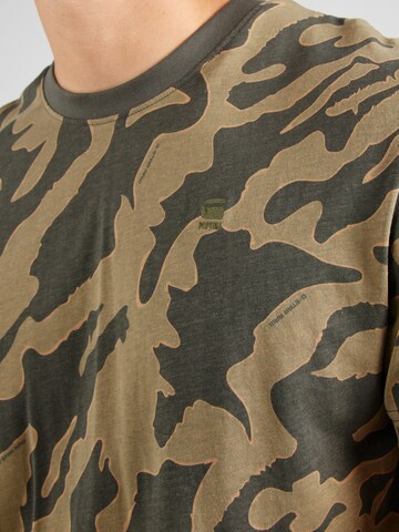 G-STAR Shirt 'Island' in Groen