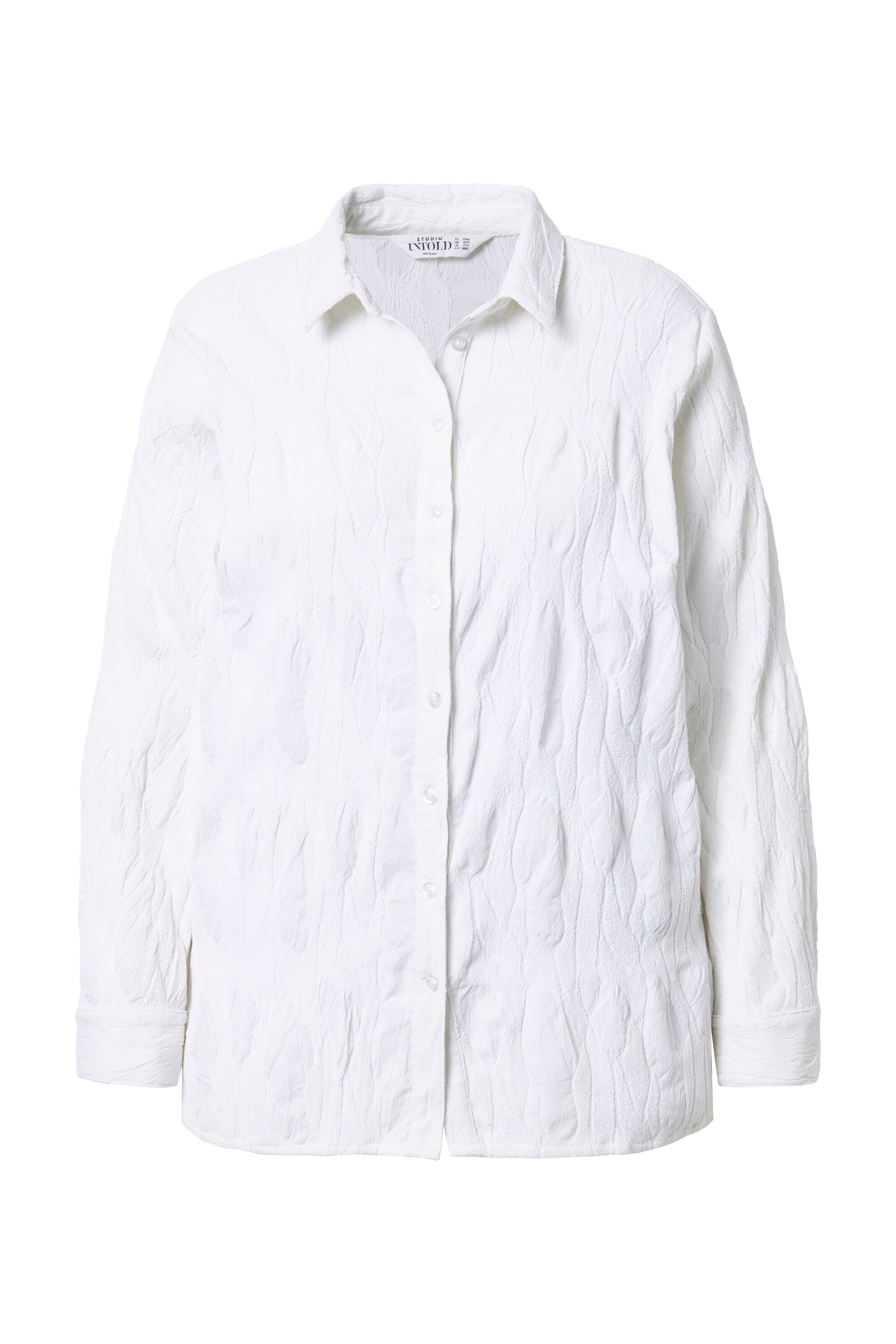 Studio Untold Blouse in Wit: voorkant