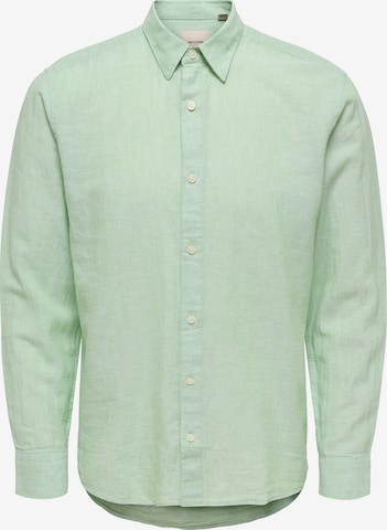 Camicia 'ONSCaiden' di Only & Sons in verde: frontale