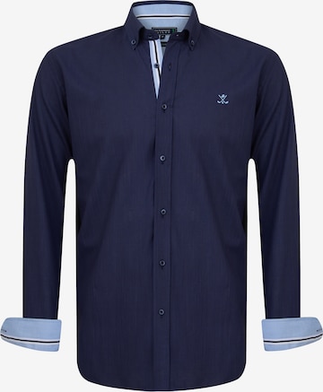 Sir Raymond Tailor Regular fit Button Up Shirt 'Patty' in Blue: front