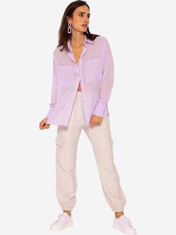 SASSYCLASSY Bluse in Lila