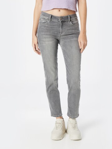 Liu Jo Slimfit Jeans in Grijs: voorkant