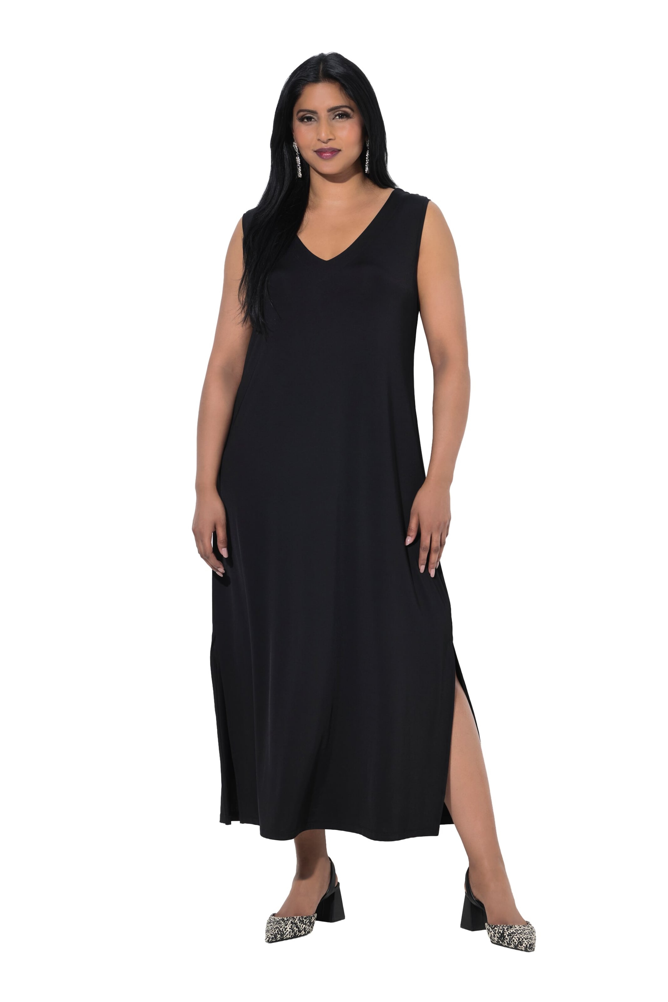 Ulla Popken - Vestido en negro: frente