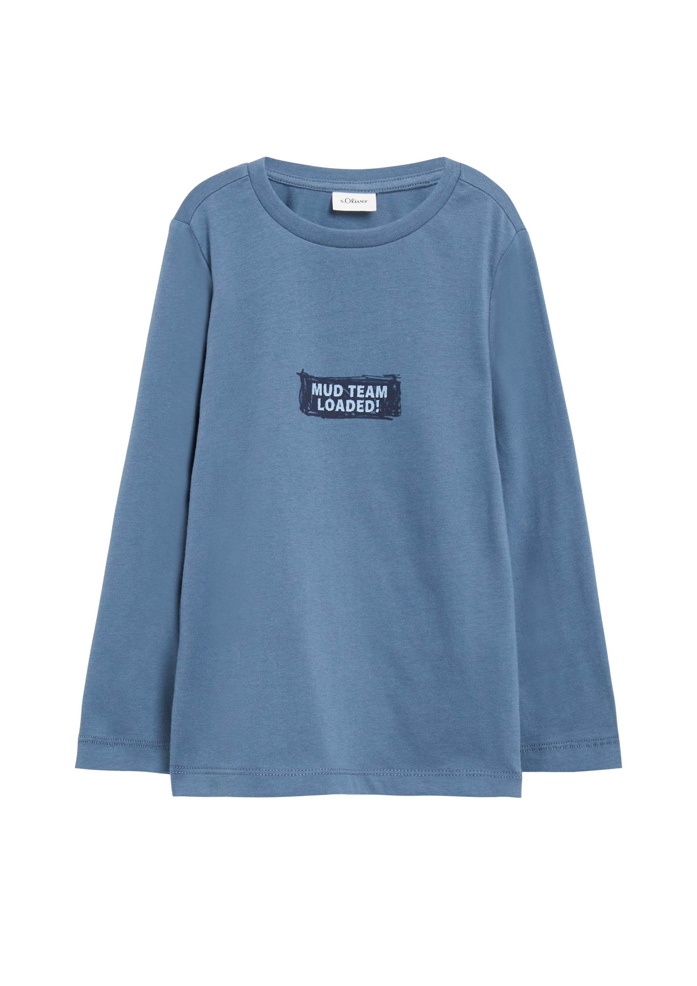 s.Oliver T-Shirt en 104-110 en opal / bleu clair / bleu foncé, Vue avec produit