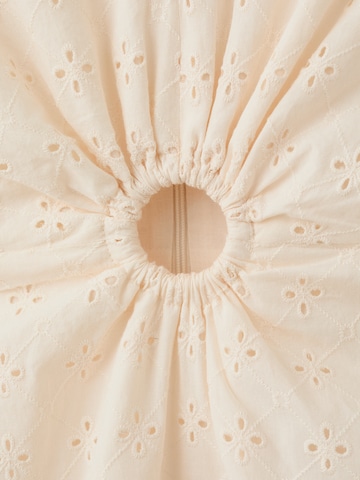 MANGO Mekko 'Flor' värissä beige