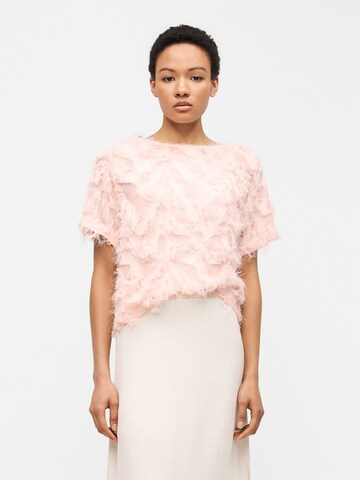 SELECTED - Blusa 'SLFMYLINE' en rosa: frente