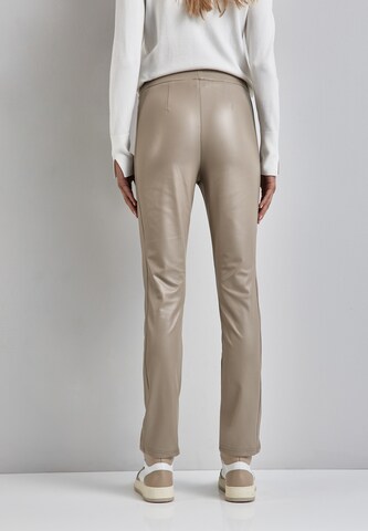 STREET ONE Slim fit Pants in Beige