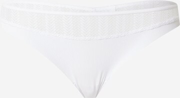 PASSIONATA Thong in White: front