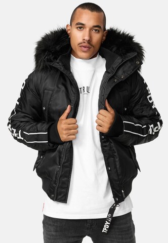 trueprodigy Winter Jacket ' Jonathan ' in Black: front