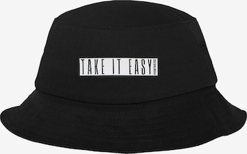 F4NT4STIC Hoed 'Take It Easy' in Zwart: voorkant