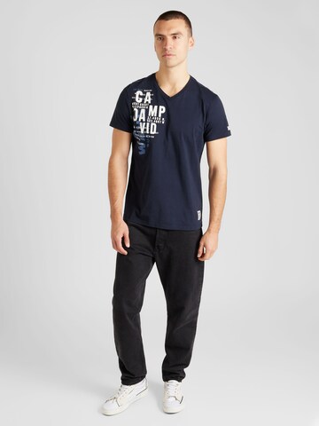 CAMP DAVID T-Shirt in Blau