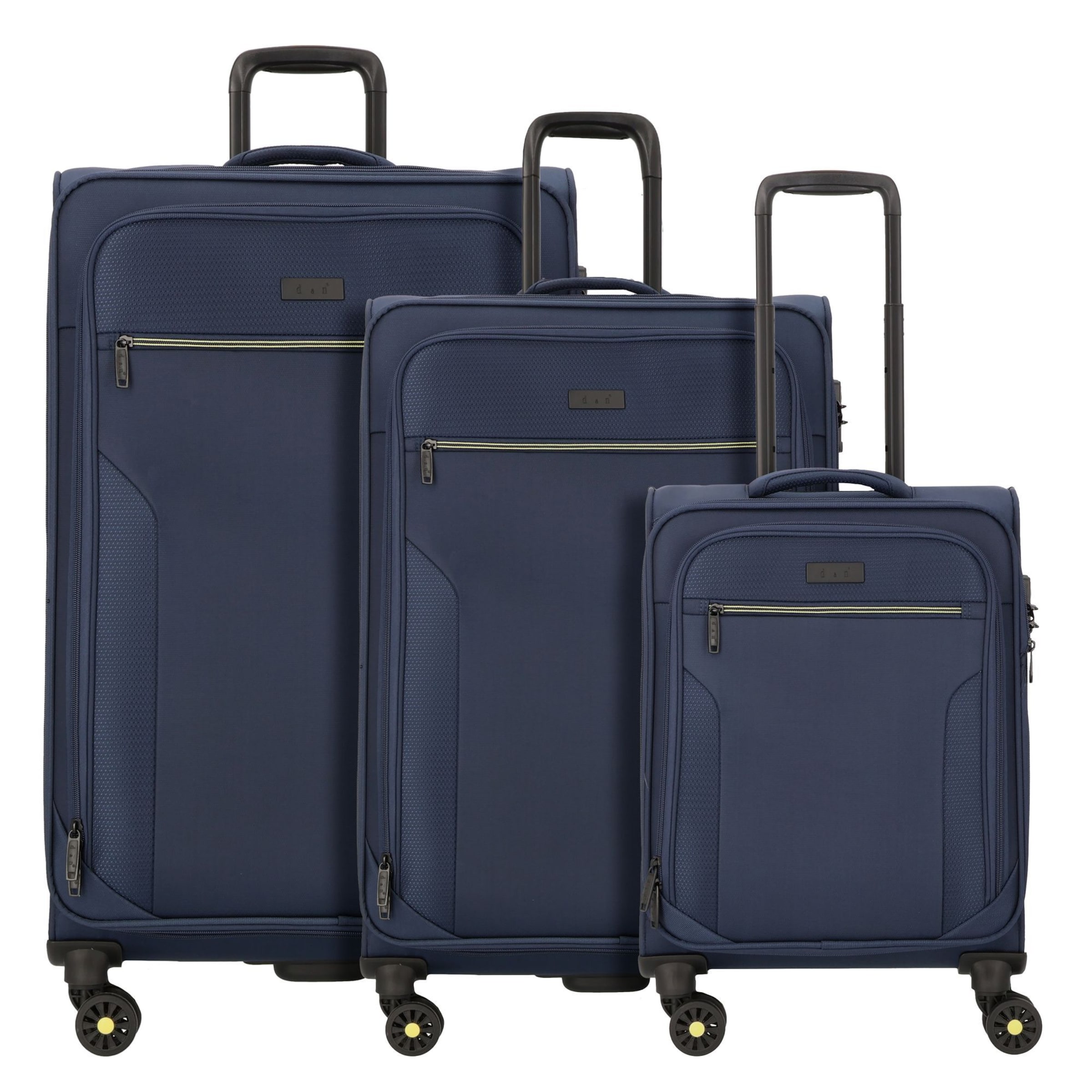 Ensemble de bagages 'Travel Line 9704' D&N en bleu : devant