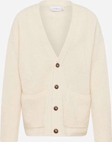 TOPMAN - Cárdigan en beige: frente