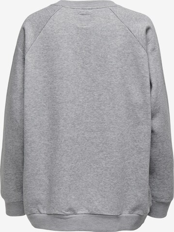 ONLY Sweatshirt 'Every' in Grau